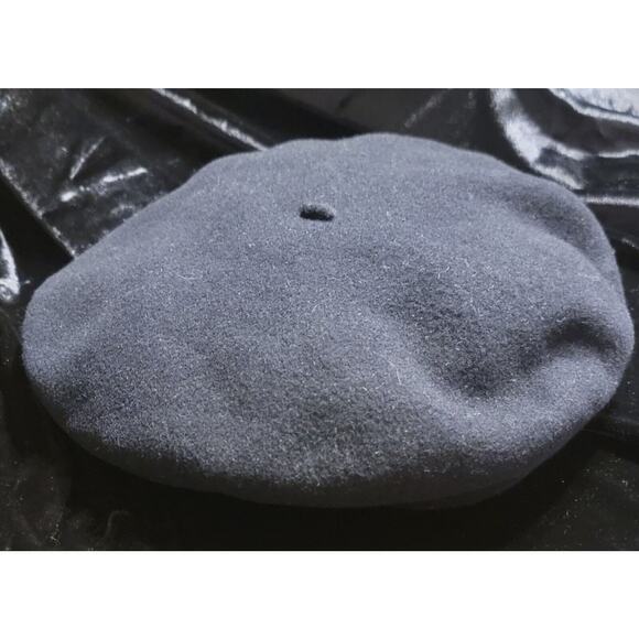 Foulard DE LUXE Women’s French Beret Hat Pure Wool Impermeable DeLuxe Black main image 7